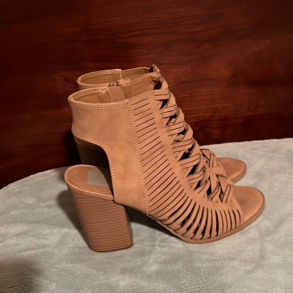 Dolce Vita Tan Open Toe Amina Block Heel Sandals size 9 - Picture 2 of 8